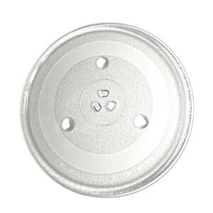 Universal 12.5" Glass Microwave Turntable Plate L29 3-Part Cloverleaf Coupler